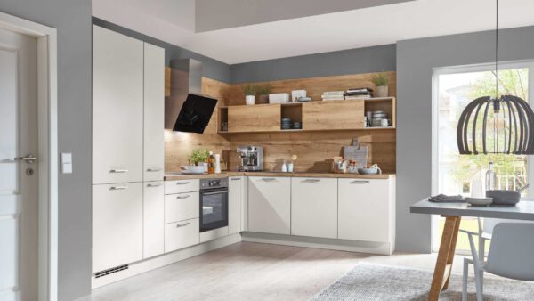 nobilia® Einbauküche Laser mit LAURUS Einbaugeräten