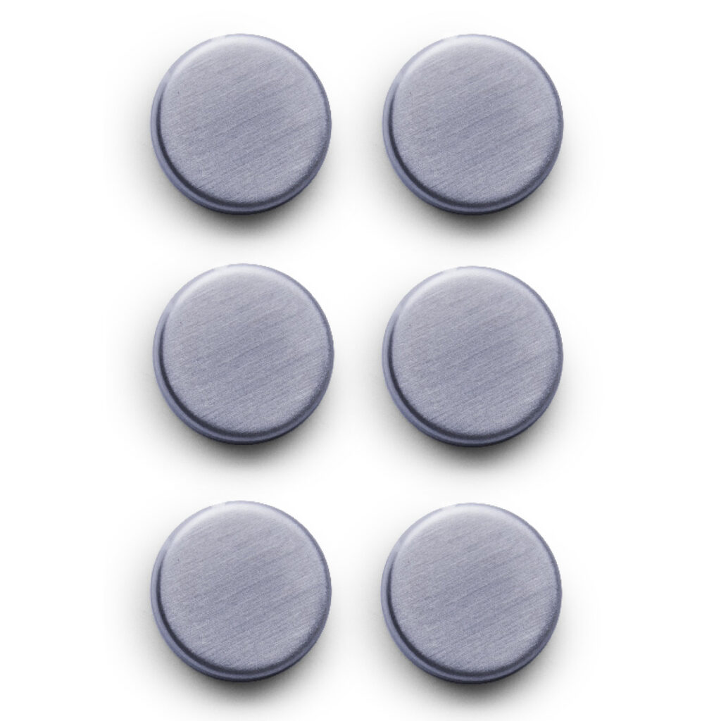 Magnet-Set Edelstahl 6 tlg