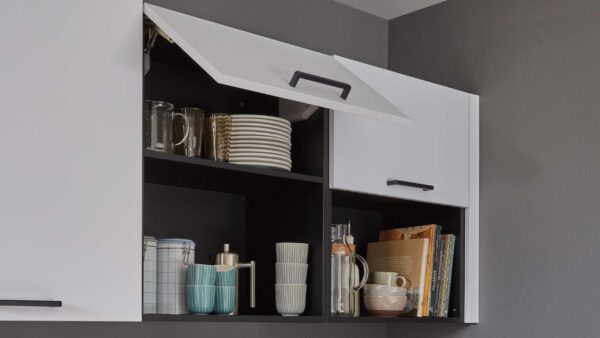 nobilia® Einbauküche Easytouch mit privileg Elektrogeräten und BOSCH Kühlschrank – Bild 2
