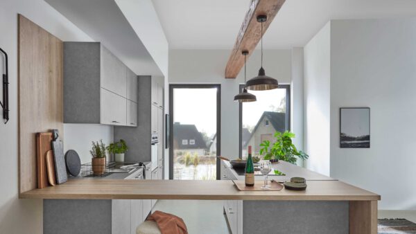 nobilia® Einbauküche Stone Art mit AEG Einbaugeräten – Bild 3