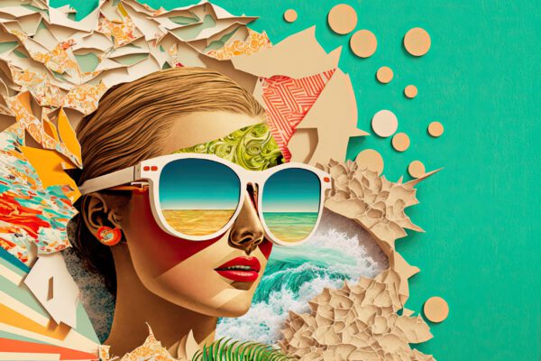 Bild Frau mit Sonnenbrille