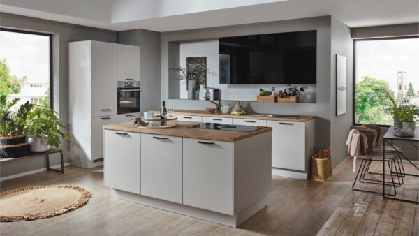 nobilia® Einbauküche Laser mit AEG Elektrogeräten