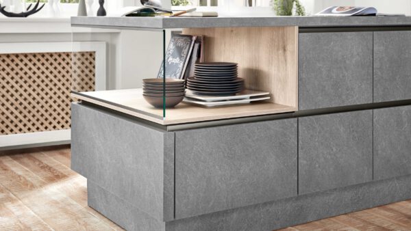 nobilia® Einbauküche Stone Art mit AEG Einbaugeräten – Bild 5
