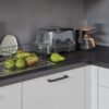 nobilia® Einbauküche Easytouch mit privileg Elektrogeräten und BOSCH Kühlschrank – Bild 6