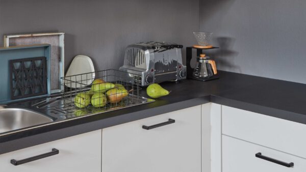 nobilia® Einbauküche Easytouch mit privileg Elektrogeräten und BOSCH Kühlschrank – Bild 6