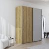 Schwebetürschrank Scale Wood 2-trg.