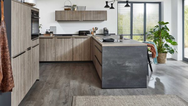 nobilia® Einbauküche Riva mit SIEMENS-Elektrogeräten und Esstheke – Bild 5