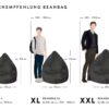 SITTING POINT beanbag easy L - Sitzmöbel – Bild 6