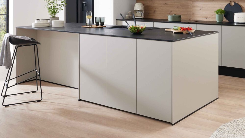 WERT KÜCHE® Mattea mit Side by Side Kühl-Gefrierkombi – Bild 4