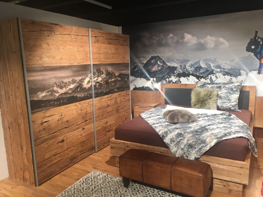 Schlafzimmer in Altholzoptik – Bild 4