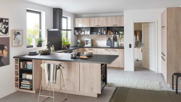 nobilia® Einbauküche Natura mit PROGRESS Elektrogeräten