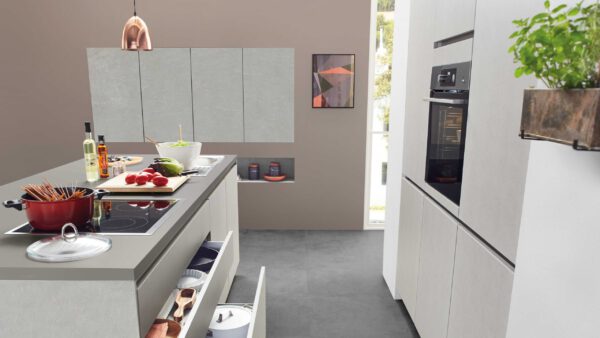 nobilia® Einbauküche Stone Art mit AEG Einbaugeräten – Bild 3