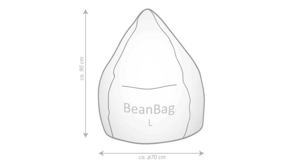 SITTING POINT beanbag easy L - Sitzmöbel – Bild 2