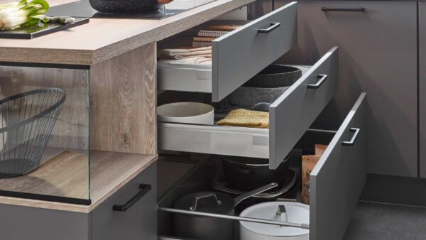 nobilia® Einbauküche Touch mit Einbaugeräten – Bild 7