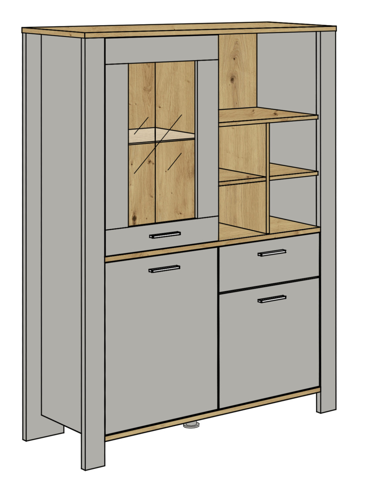 Highboard Nele – Bild 3