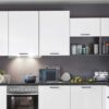 nobilia® Einbauküche Easytouch mit privileg Elektrogeräten und BOSCH Kühlschrank – Bild 4