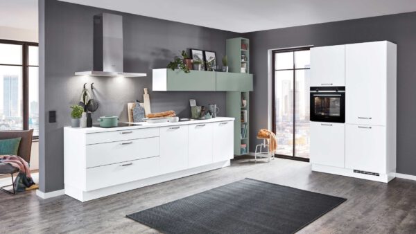nobilia® Einbauküche Laser mit gorenje Elektrogeräten