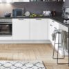 nobilia® Einbauküche Easytouch mit privileg Elektrogeräten und BOSCH Kühlschrank – Bild 5
