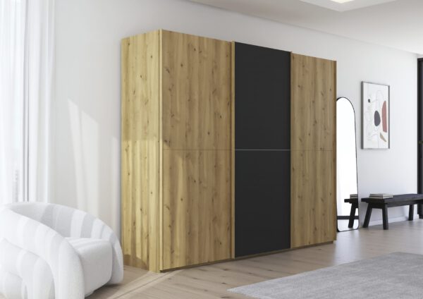 Schwebetürschrank Scale Wood 3-trg. – Bild 2