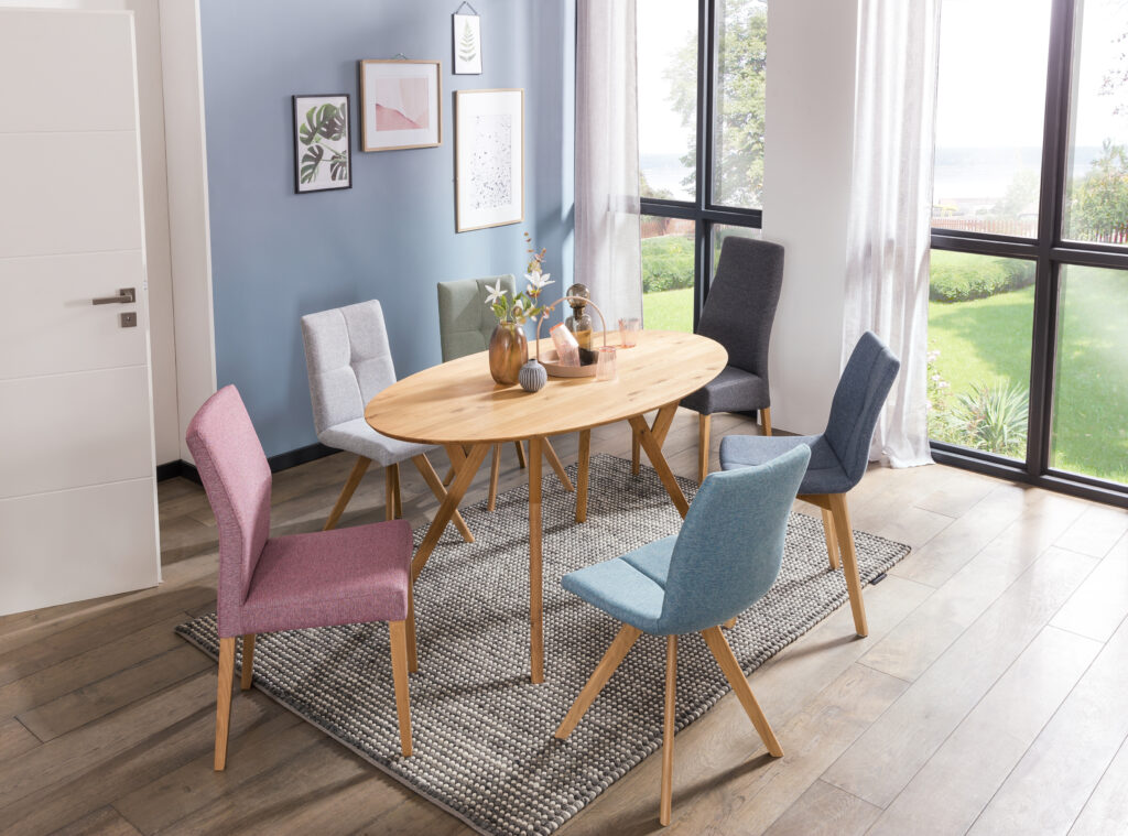 Esstisch Mak Oval 140 x 90, H 75 cm – Bild 2