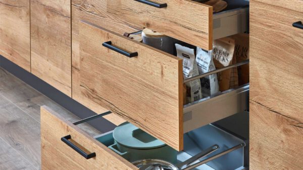 nobilia® Einbauküche Senso mit gorenje Elektrogeräten, z. B. Kühlschrank – Bild 5