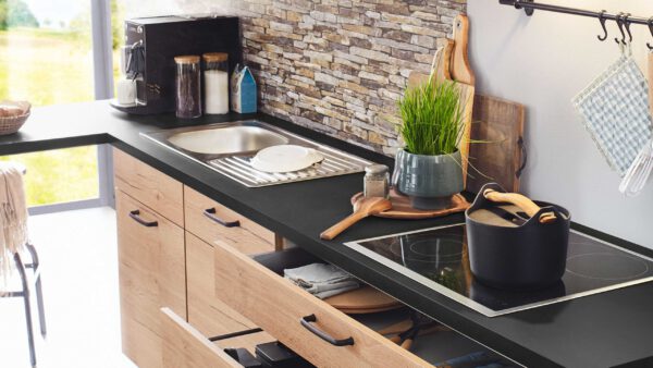 nobilia Einbauküche Structura mit AEG Einbaugeräten – Bild 4