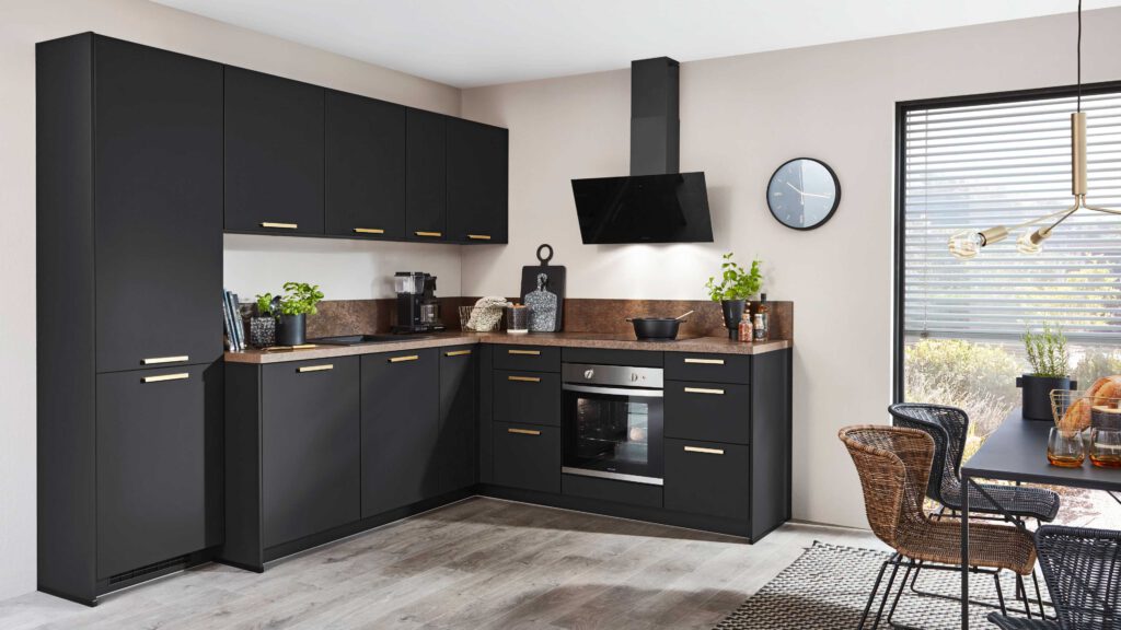 nobilia® Einbauküche Easytouch mit LAURUS Einbaugeräten