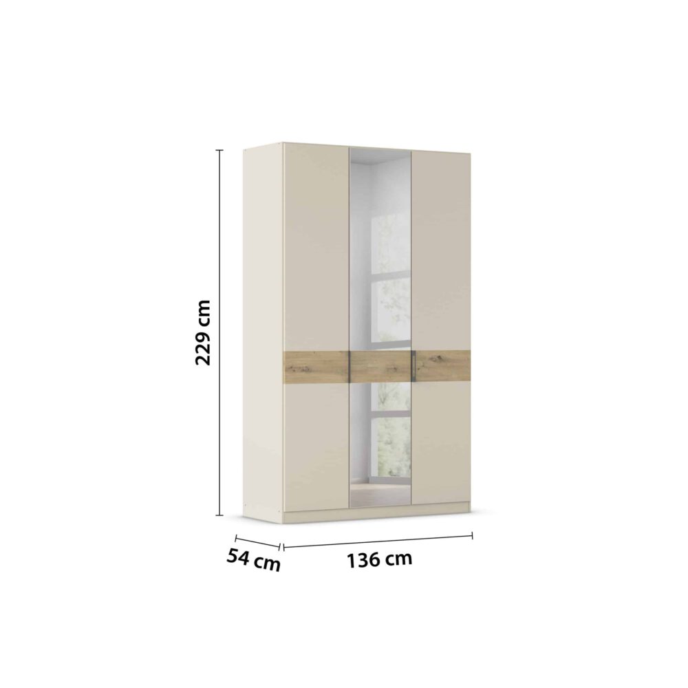 Drehtürschrank Versity 3-trg. – Bild 2